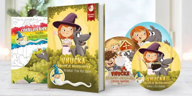Čaroděj Modromír: hra, kniha i omalovánky