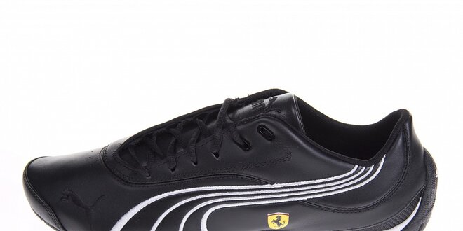 Pánské černé tenisky Puma Ferrari s bílými detaily