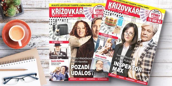 Roční předplatné časopisu Křížovkář i s doručením