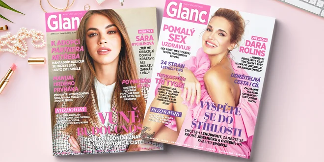 Roční předplatné módního časopisu Glanc vč. doručení