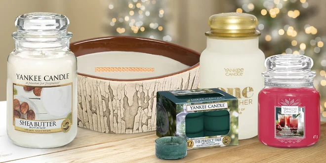 Svíčky Yankee Candle a WoodWick: ve skle i čajovky