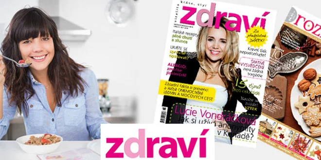 Časopis ZDRAVÍ roční předplatné na rok 2014 + druhý časopis jako BONUS ZDARMA