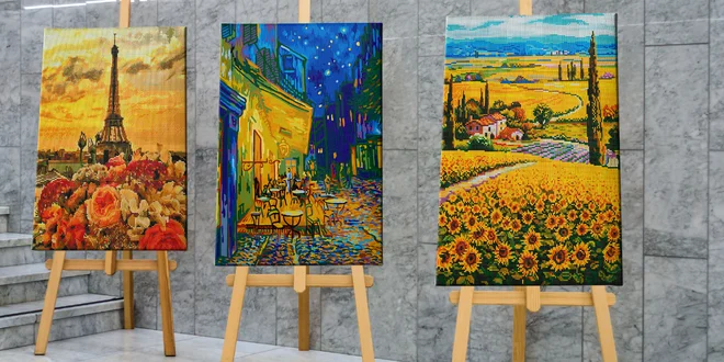 Sady malování podle čísel: akryl nebo mozaika