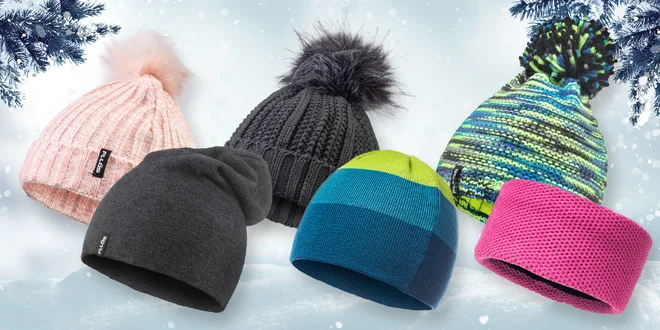 Zimní čepice a čelenky: dámské, pánské i dětské