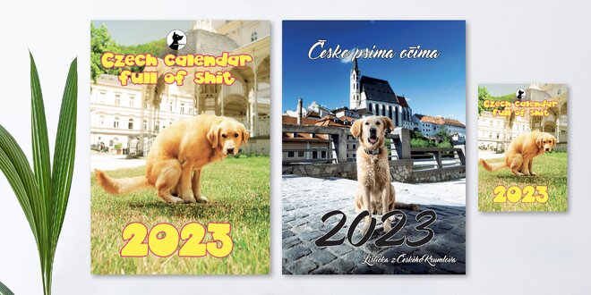 Charitativní psí kalendáře 2023: "kakací" i klasický
