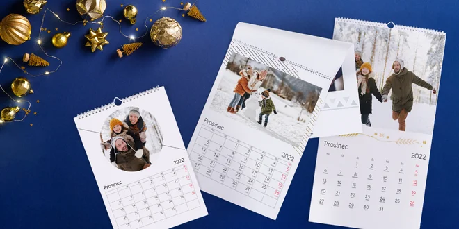 Nástěnné nebo stolní fotokalendáře: A5, A4, A3 i XL