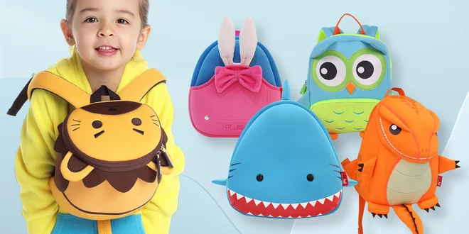 Dětské batůžky z neoprenu v hravém designu
