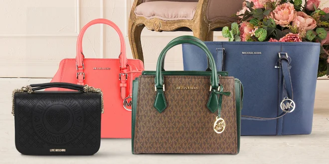 Luxusní kabelky Moschino, Prada, Michael Kors i Armani