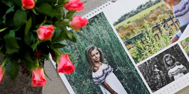 Velký nástěnný fotokalendář: na jedné straně až 3 fota