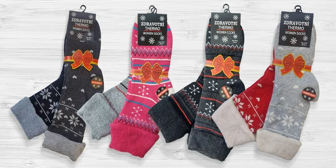 Dvojbalení dámských termo ponožek