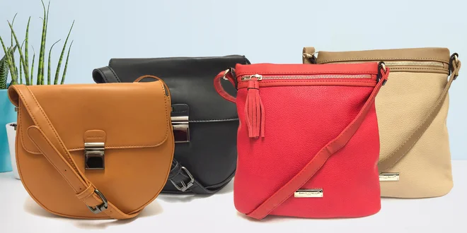 Elegantní dámské crossbody kabelky různých barev