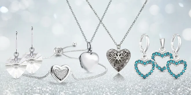 Šperky s krystalky Swarovski Elements i medailonek