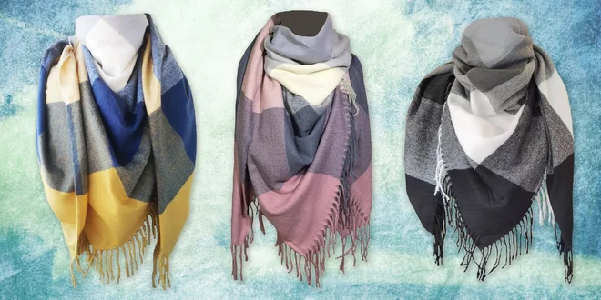 Zachumlejte se v chladných dnech: dámské maxi šály