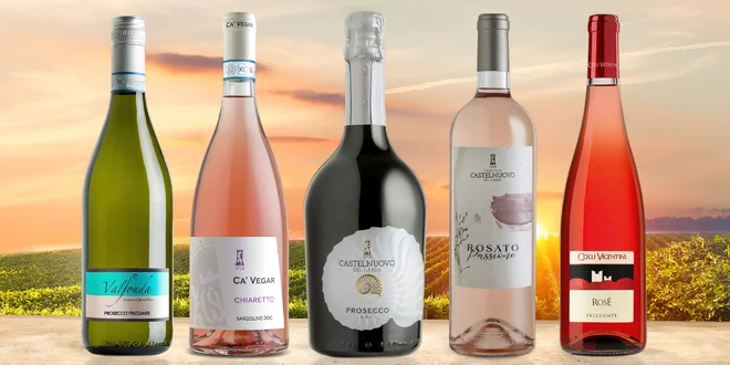Italské bublinky: prosecco a bílá i růžová vína