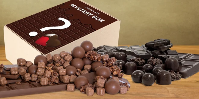 Boxy s mléčnou i hořkou čokoládou: 1 či 2 kg