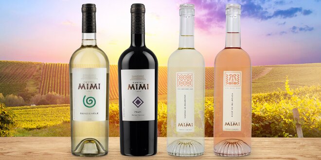 Jedinečná moldavská vína Castel Mimi: sada 3 nebo 4 lahví