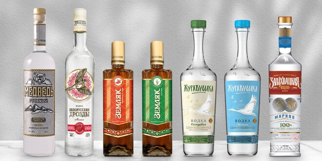 Kvalitní vodky z Běloruska: čisté i s příchutěmi