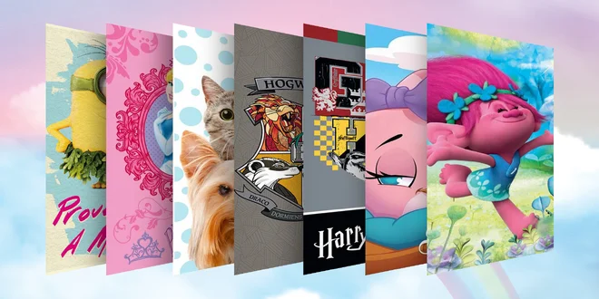 Osušky s motivy z animáků, superhrdiny i zvířátky