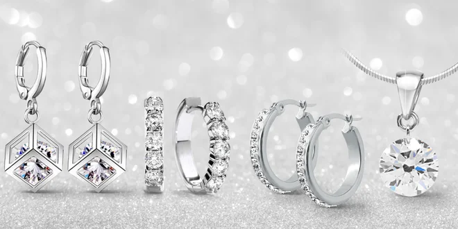 Ocelové šperky s krystaly Swarovski Elements