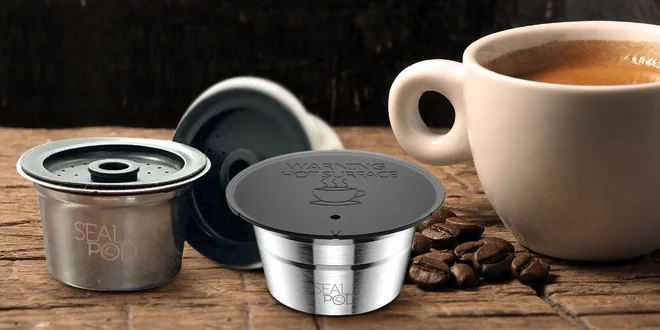 Plnitelná kapsle pro Dolce Gusto, Nespresso a Tchibo