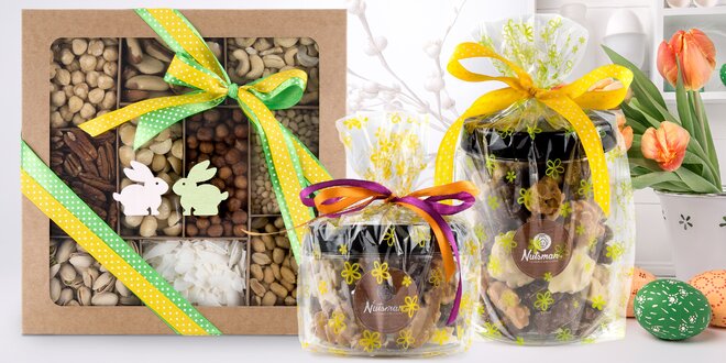Velikonoční dobroty: žužu, ořechy i ovoce v čokoládě