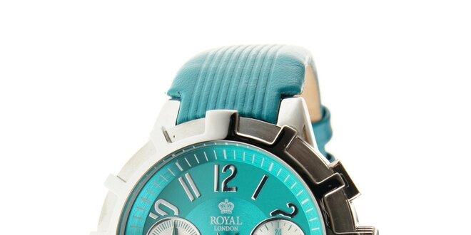Dámské tyrkysově modré hodinky Royal London