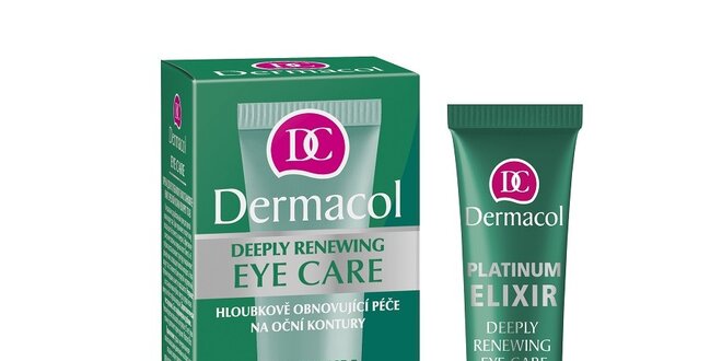 Dermacol Platinum Elixir hloubkově obnovující oční krém 15ml