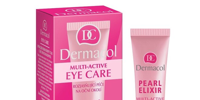 Dermacol Pearl Elixir - rozjasňující péče na oční okolí s perlovým výtažkem 15ml