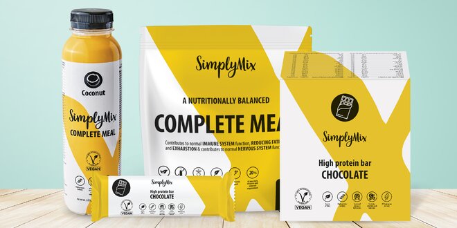 SimplyMix: hotové nápoje, tyčinky i koktejl
