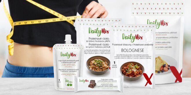 DailyMix: nutričně vyvážené jídlo s proteiny