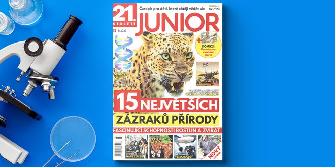 Půlroční a roční předplatné dětského časopisu Junior