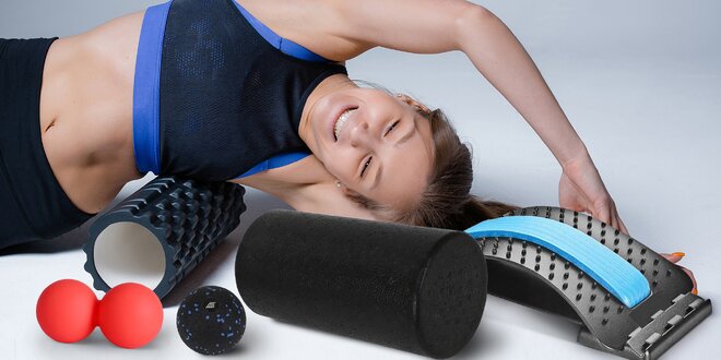 Podložky na cvičení, masážní koule a foam roller