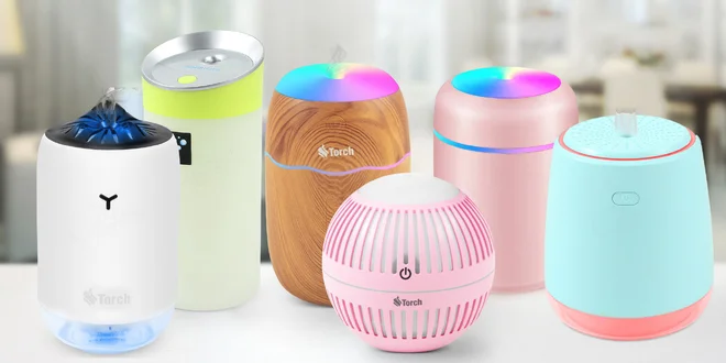 Zvlhčovače vzduchu a aroma difuzéry: 13 variant