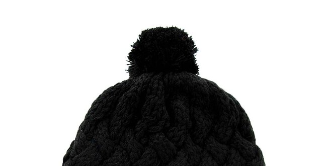 Dámská černá pletená čepice Fundango