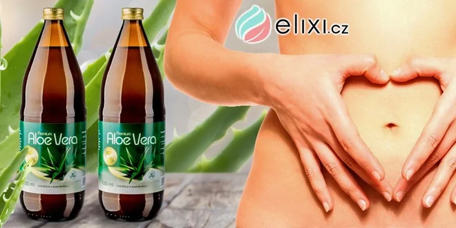 Prírodné 100 % šťavy Allnature Premium Aloe Vera (2 × 1000 ml)