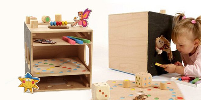 Multifunkční dřevěné hračky pro děti