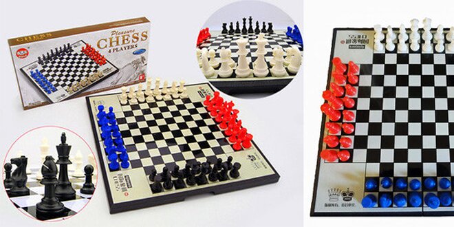 Šachy pro 4 hráče – zažijte pořádnou bitvu