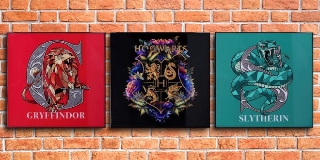 Nástěnné obrazy s motivy z Harryho Pottera
