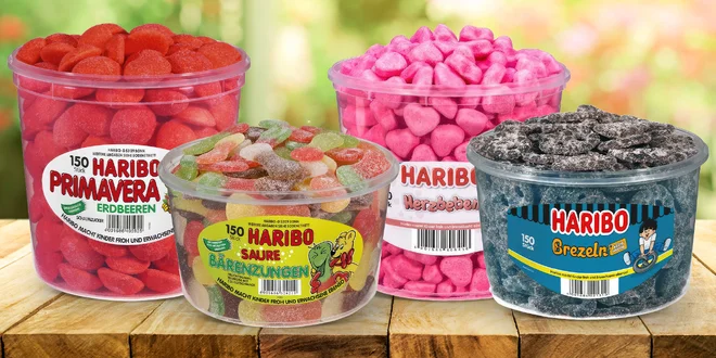 Ovocné želé Haribo: 21 druhů oblíbených pamlsků