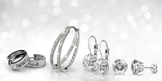 Ocelové šperky s krystaly Swarovski Elements