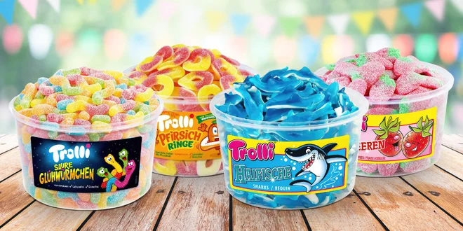 Bonbóny Trolli: víc než kilo želatinové radosti