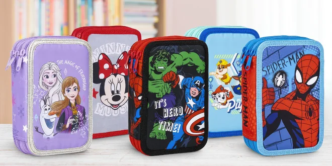 Penály s potřebami: Sonic, Ledové království i Minnie