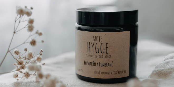 Moje Hygge: sójové svíčky s esenciálními oleji