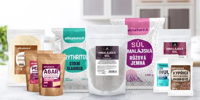 Himálajské soli, pektin, inulin i lahůdkové droždí