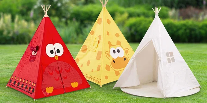 Dětská teepee: sova, žirafa či na pomalování