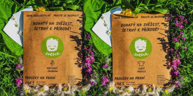 Eko prací proužky Svěžík pro praní v ruce i pračce