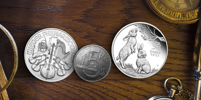 Stříbrné investiční mince z celého světa