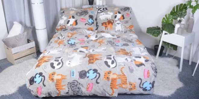 Ložní povlečení z mikroflanelu na jednolůžko