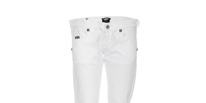 Dámské bílé džíny značky Rare s ozdobnými prvky