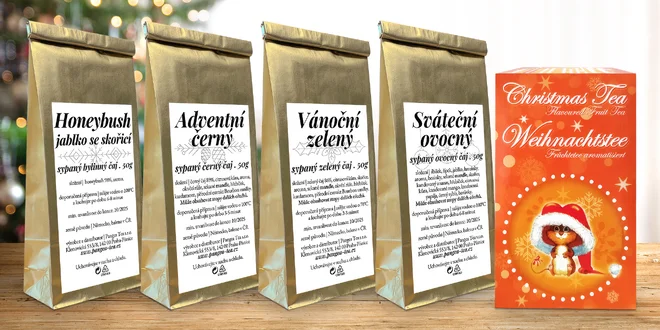 O svátcích zahřejí: sypané i porcované vánoční čaje